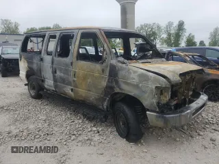 2008 Ford Econoline Passenger XL with VIN 1FBNE31L98DA93501, listed as a Copart auction lot 57763755 with Not provided miles and Clean title. Bid and sale history available at DreamBid. Image 4.