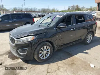 2016 Kia Sorento LX z VIN 5XYPGDA59GG179624, wystawiony jako Copart lot #54528595 z przebiegiem Nie podano mil oraz Szkoda całkowita • Salvage title. Historia ofert i sprzedaży dostępna na DreamBid. Obrazek 1.