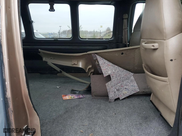 1998 Chevrolet Express Van with VIN 1GAHG39R1W1040343, listed as a Copart auction lot 80945844 with 0 mi miles and Salvage Title. Bid and sale history available at carsss.com. Image 11.