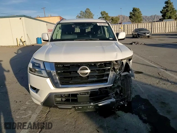 2023 Nissan Armada SV with VIN JN8AY2AC7P9182727, listed as a Copart auction lot 84974564 with 42,959 mi miles and Salvage Title. Bid and sale history available at carsss.com. Image 11.