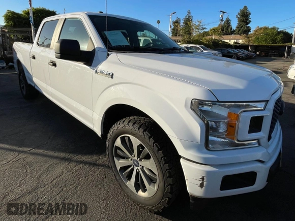 2019 Ford F-150 XL with VIN 1FTFW1E45KKD51312, listed as a Copart auction lot 49357265 with 142,521 mi miles and Clean Title. Bid and sale history available at DreamBid. Image 1.