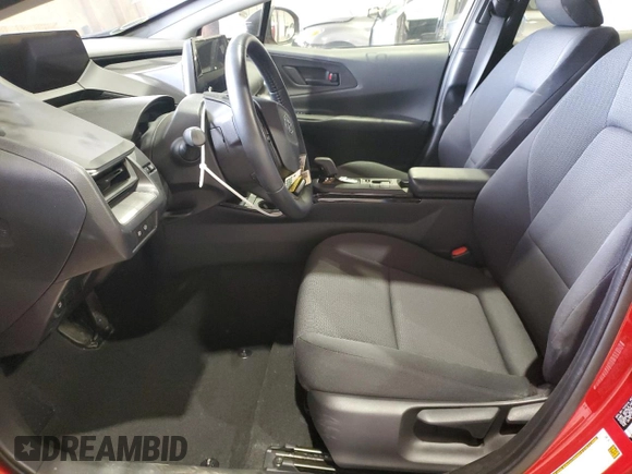 2024 Toyota Prius LE with VIN JTDADABU6R3012325, listed as a Copart auction lot 48787865 with 18,797 mi miles and Salvage Title. Bid and sale history available at carsss.com. Image 7.
