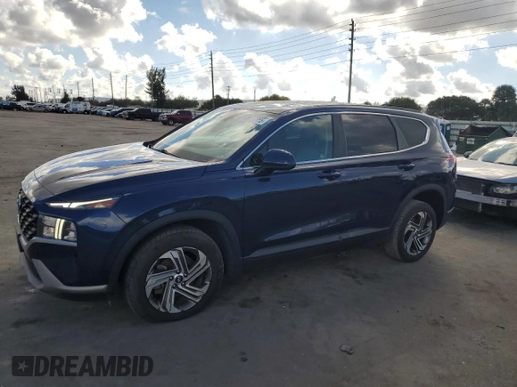 2021 Hyundai Santa Fe SE with VIN 5NMS14AJ0MH339397, listed as a Copart auction lot 45159555 with 88,929 mi miles and Salvage Title. Bid and sale history available at carsss.com. Image 1.
