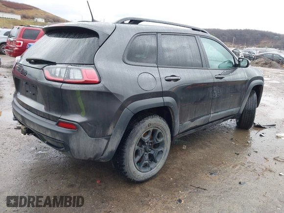 2022 Jeep Cherokee X with VIN 1C4PJMCX4ND525297, listed as a IAAI auction lot 41519912 with 42,691 mi miles. Bid and sale history available at carsss.com. Image 4.