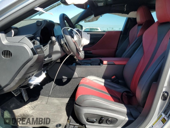 2022 Lexus ES 300h F Sport with VIN 58AGA1C1XNU015664, listed as a Copart auction lot 48647905 with 24,173 mi miles and Salvage title. Bid and sale history available at DreamBid. Image 7.
