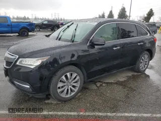 2016 Acura MDX w/Tech with VIN 5FRYD4H47GB037336, listed as a Copart auction lot 48805465 with 98,599 mi miles and Salvage Title. Bid and sale history available at carsss.com. Image 1.