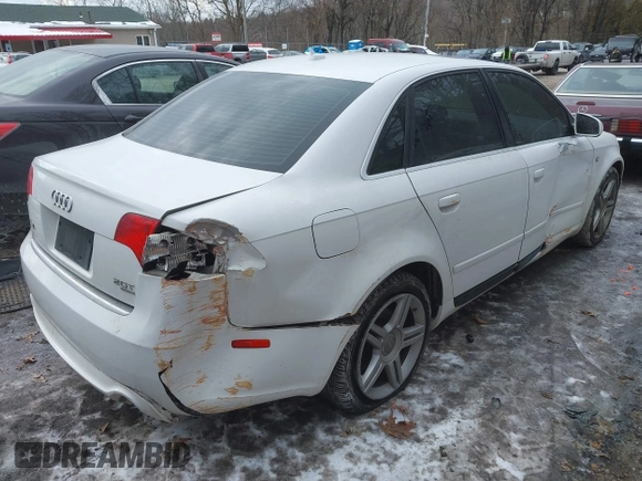 2008 Audi A4 2.0T z VIN WAUDF78E48A061783, wystawiony jako IAAI lot #41393613 z przebiegiem 178 712 mil mil oraz . Historia ofert i sprzedaży dostępna na DreamBid. Obrazek 4.