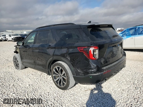 2022 Ford Explorer ST-Line with VIN 1FMSK7KH1NGA28334, listed as a Copart auction lot 75318684 with 44,802 mi miles and Salvage Title. Bid and sale history available at carsss.com. Image 2.