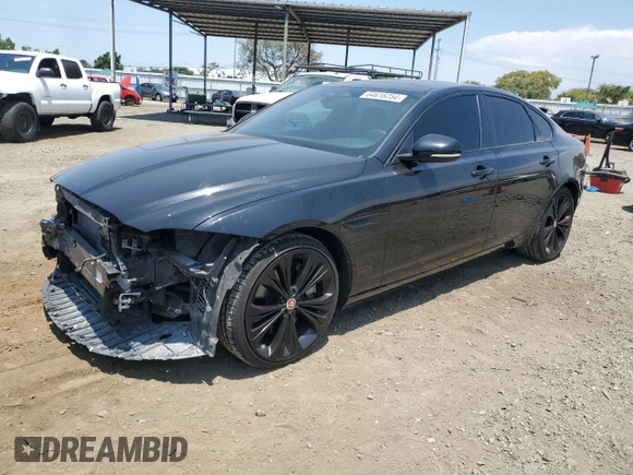2022 Jaguar XF SE with VIN SAJBG4FX9NCY91087, listed as a Copart auction lot 64618254 with 28,742 mi miles and Salvage Title. Bid and sale history available at carsss.com. Image 1.