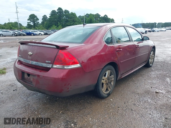 2011 Chevrolet Impala LT Fleet with VIN 2G1WG5EK0B1127988, listed as a IAAI auction lot 42446480 with 390,795 mi miles and . Bid and sale history available at DreamBid. Image 4.