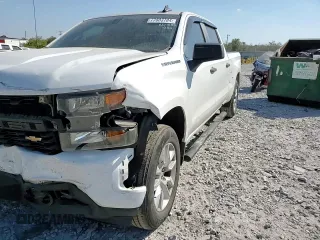 2020 Chevrolet Silverado 1500 Custom with VIN 1GCPWBEF6LZ103672, listed as a Copart auction lot 77603784 with 188,577 mi miles and Salvage Title. Bid and sale history available at carsss.com. Image 11.