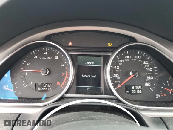 2015 Audi Q7 Premium Plus z VIN WA1LGAFE8FD001846, wystawiony jako Copart lot #47010255 z przebiegiem 80 156 mil mil oraz Szkoda całkowita • Salvage title. Historia ofert i sprzedaży dostępna na DreamBid. Obrazek 9.