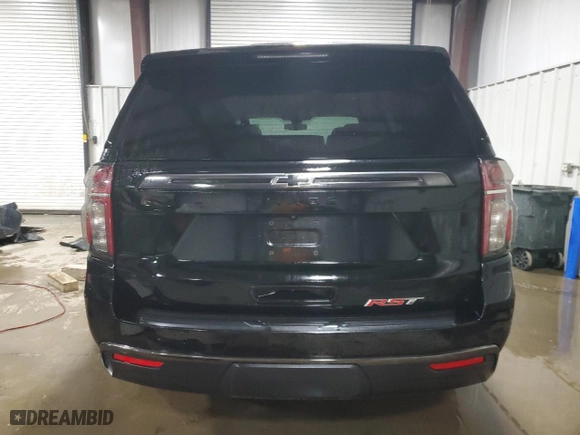 2022 Chevrolet Tahoe RST with VIN 1GNSKRKD5NR297672, listed as a Copart auction lot 48493325 with 34,989 mi miles and Salvage Title. Bid and sale history available at carsss.com. Image 6.