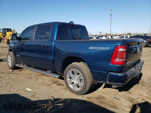 2022 Ram 1500 Big Horn with VIN 1C6RRFFG2NN301360, listed as a Copart auction lot 75982434 with 62,731 mi miles and Clean Title. Bid and sale history available at carsss.com. Image 2.