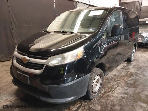 2015 Chevrolet City Express Cargo Van LS with VIN 3N63M0YN0FK714999, listed as a IAAI auction lot 41557872 with 168,030 mi miles. Bid and sale history available at carsss.com. Image 2.