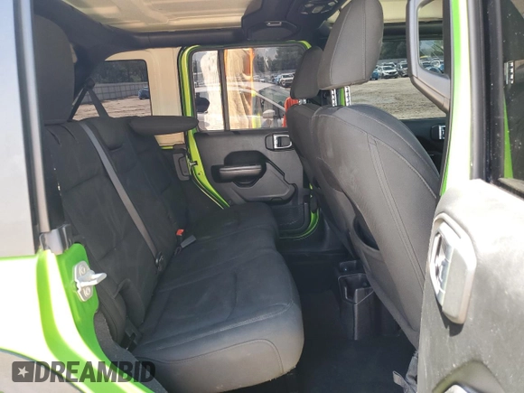 2018 Jeep Wrangler Unlimited Sport S with VIN 1C4HJXDN6JW332280, listed as a Copart auction lot 55914605 with 135,998 mi miles and Clean title. Bid and sale history available at DreamBid. Image 10.
