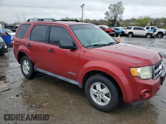 2008 Ford Escape XLS with VIN 1FMCU02Z48KA97843, listed as a Copart auction lot 58836445 with 253,904 mi miles and Non repairable. Bid and sale history available at DreamBid. Image 4.