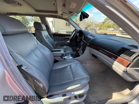 2000 BMW 7 Series 740iL with VIN WBAGH8346YDP07884, listed as a Copart auction lot 46376535 with 165,505 mi miles and Clean Title. Bid and sale history available at carsss.com. Image 5.