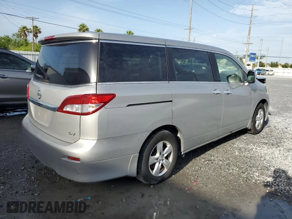 2013 Nissan Quest SV with VIN JN8AE2KP3D9061764, listed as a Copart auction lot 60849965 with Not provided miles and Salvage title. Bid and sale history available at DreamBid. Image 3.