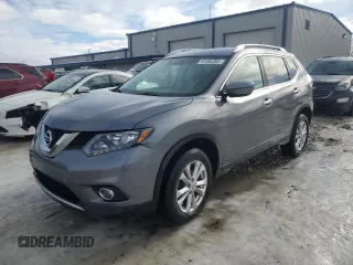2016 Nissan Rogue SV with VIN KNMAT2MV3GP736395, listed as a Copart auction lot 87594365 with 119,101 mi miles and Clean Title. Bid and sale history available at carsss.com. Image 1.