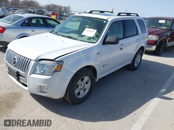 2008 Mercury Mariner z VIN 4M2CU39H28KJ24194, wystawiony jako IAAI lot #41694173 z przebiegiem 187 688 mil mil oraz . Historia ofert i sprzedaży dostępna na DreamBid. Obrazek 2.