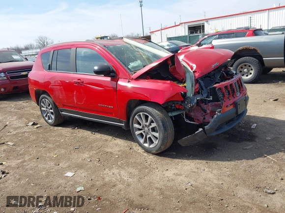 2017 Jeep Compass 75th Anniversary Edition with VIN 1C4NJDBB8HD101445, listed as a IAAI auction lot 41791238 with 35,526 mi miles. Bid and sale history available at carsss.com. Image 1.