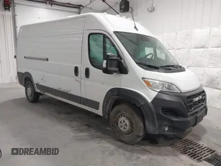 2024 Ram ProMaster Cargo Tradesman with VIN 3C6LRVDG4RE139986, listed as a IAAI auction lot 41273028 with 10,870 mi miles and . Bid and sale history available at DreamBid. Image 1.