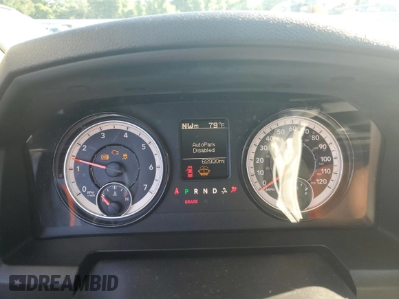 2021 Ram 1500 Tradesman with VIN 1C6RR6FG6MS541379, listed as a Copart auction lot 56407164 with 62,930 mi miles and Salvage title. Bid and sale history available at DreamBid. Image 9.
