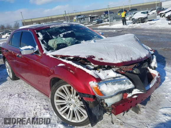2014 Chrysler 300 with VIN 2C3CCAET9EH104233, listed as a IAAI auction lot 41581466 with 127,772 mi miles. Bid and sale history available at carsss.com. Image 1.