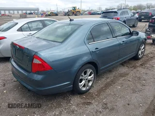 2012 Ford Fusion SE with VIN 3FAHP0HA1CR232712, listed as a IAAI auction lot 42097022 with 156,757 mi miles. Bid and sale history available at carsss.com. Image 4.