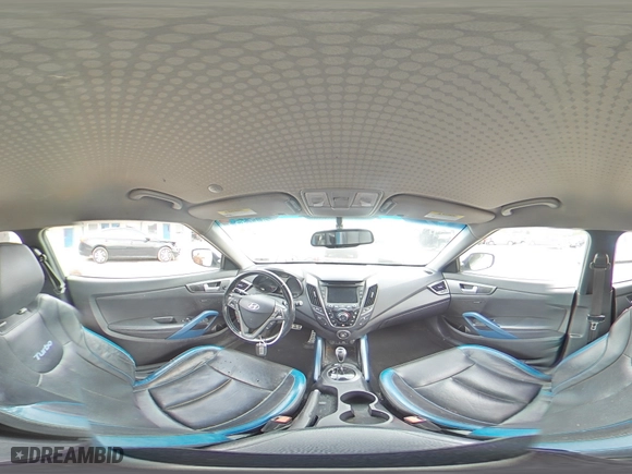2014 Hyundai Veloster Turbo with VIN KMHTC6AE3EU196626, listed as a Copart auction lot 79916834 with 86,683 mi miles and Salvage Title. Bid and sale history available at carsss.com. Image 13.