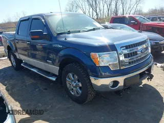 2013 Ford F-150 XL with VIN 1FTFW1ET1DFD46837, listed as a IAAI auction lot 42017411 with 120,023 mi miles. Bid and sale history available at carsss.com. Image 1.