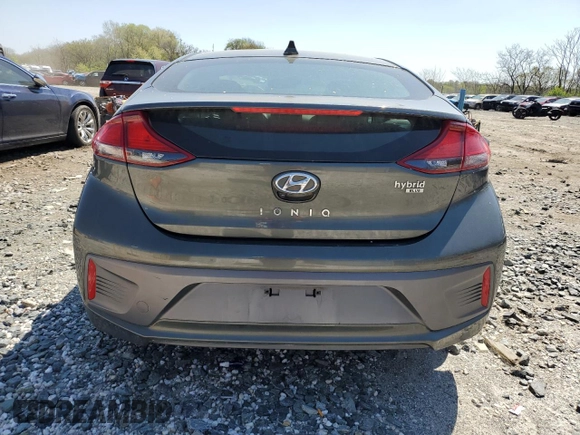 2020 Hyundai Ioniq Blue with VIN KMHC65LC2LU227309, listed as a Copart auction lot 51577645 with 143,542 mi miles and Salvage title. Bid and sale history available at DreamBid. Image 6.