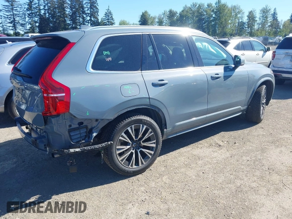 2020 Volvo XC90 Momentum with VIN YV4A221KXL1553065, listed as a IAAI auction lot 42180363 with 34,056 mi miles and . Bid and sale history available at DreamBid. Image 4.