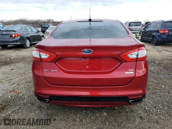 2015 Ford Fusion SE with VIN 3FA6P0H92FR290149, listed as a Copart auction lot 50195515 with 143,040 mi miles and Salvage Title. Bid and sale history available at carsss.com. Image 6.
