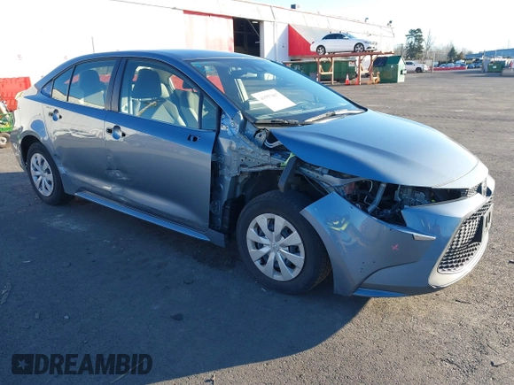 2021 Toyota Corolla L with VIN JTDDPMAE2MJ158287, listed as a IAAI auction lot 41557867 with 56,126 mi miles and . Bid and sale history available at DreamBid. Image 1.
