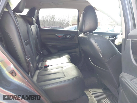 2017 Nissan Rogue SL with VIN 5N1AT2MV6HC871486, listed as a IAAI auction lot 41859693 with 92,344 mi miles. Bid and sale history available at carsss.com. Image 8.