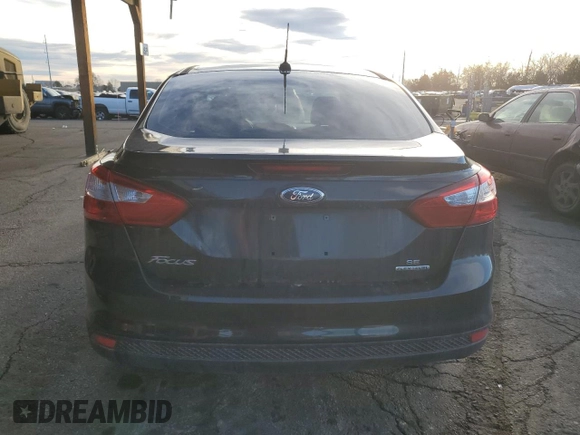 2013 Ford Focus SE with VIN 1FADP3F24DL325431, listed as a Copart auction lot 46493865 with 145,641 mi miles and Salvage Title. Bid and sale history available at carsss.com. Image 6.