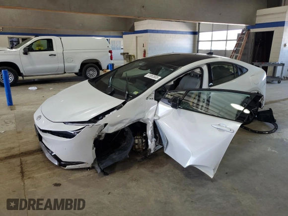 2023 Toyota Prius LE with VIN JTDADABU2P3000654, listed as a Copart auction lot 51953505 with 27,946 mi miles and Salvage Title. Bid and sale history available at DreamBid. Image 1.