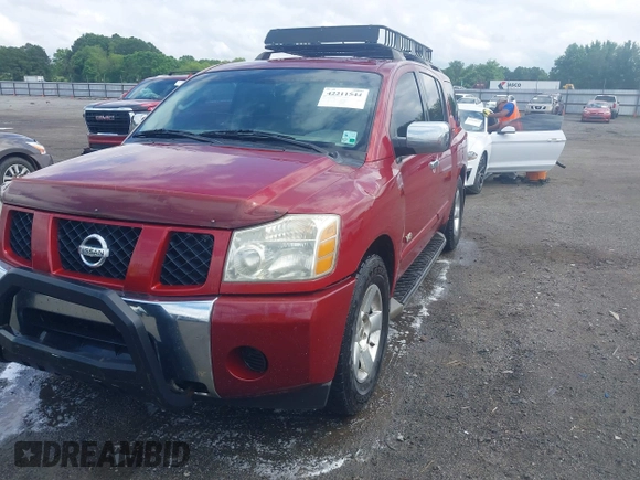 2007 Nissan Armada SE z VIN 5N1BA08AX7N720188, wystawiony jako IAAI lot #42211544 z przebiegiem 252 587 mil mil oraz . Historia ofert i sprzedaży dostępna na DreamBid. Obrazek 19.