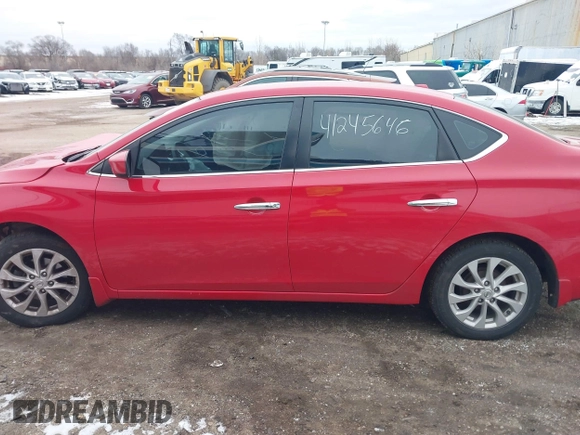 2019 Nissan Sentra SV z VIN 3N1AB7AP9KL607039, wystawiony jako IAAI lot #41245646 z przebiegiem 153 922 mil mil oraz . Historia ofert i sprzedaży dostępna na DreamBid. Obrazek 15.