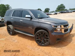 2015 Chevrolet Tahoe LT with VIN 1GNSCBKC0FR640692, listed as a Copart auction lot 59383635 with Not provided miles and Salvage title. Bid and sale history available at DreamBid. Image 4.