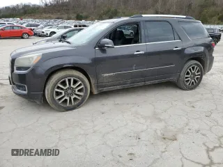 2013 GMC Acadia Denali with VIN 1GKKVTKD3DJ244645, listed as a Copart auction lot 47375925 with 176,554 mi miles and Salvage Title. Bid and sale history available at carsss.com. Image 1.