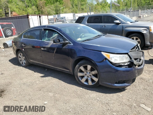 2010 Buick LaCrosse CXL with VIN 1G4GC5GGXAF227132, listed as a Copart auction lot 53622825 with 160,891 mi miles and Salvage Title. Bid and sale history available at carsss.com. Image 4.