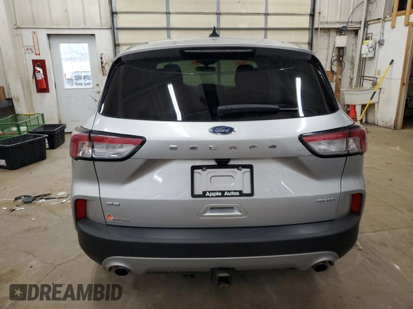 2020 Ford Escape SE with VIN 1FMCU9G6XLUC67624, listed as a Copart auction lot 52592495 with 60,071 mi miles and Salvage Title. Bid and sale history available at carsss.com. Image 6.