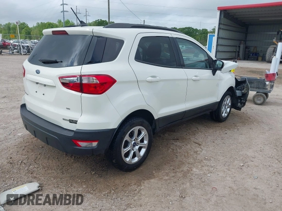 2020 Ford EcoSport SE with VIN MAJ3S2GE6LC357406, listed as a IAAI auction lot 41899897 with 75,871 mi miles. Bid and sale history available at carsss.com. Image 4.