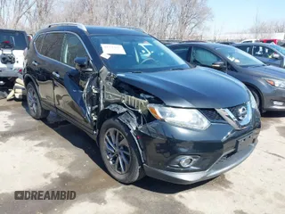 2016 Nissan Rogue SV with VIN 5N1AT2MV1GC896150, listed as a IAAI auction lot 41776638 with 66,781 mi miles. Bid and sale history available at carsss.com. Image 1.