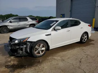 2015 Kia Optima LX with VIN 5XXGM4A71FG425904, listed as a Copart auction lot 59756495 with 143,664 mi miles and Salvage title. Bid and sale history available at DreamBid. Image 1.