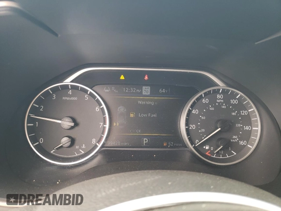 2021 Nissan Maxima SV with VIN 1N4AA6CV7MC514093, listed as a Copart auction lot 53454705 with 99,428 mi miles and Salvage title. Bid and sale history available at DreamBid. Image 9.