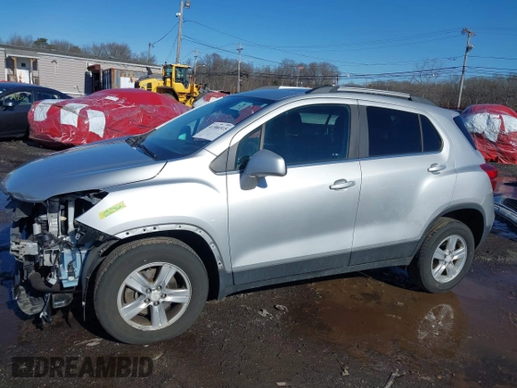 2017 Chevrolet Trax LT with VIN 3GNCJPSB6HL290168, listed as a IAAI auction lot 41586515 with 77,749 mi miles. Bid and sale history available at carsss.com. Image 17.